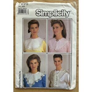 Simplicity Pattern 7995 Misses' Set Of Collars - One Size Uncut‎